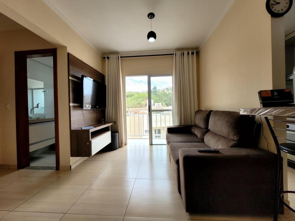 Grande Apt No Centro C/ Cozinha Completa Varanda Poços de Caldas Exteriör bild